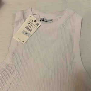 White Zara Tank Top